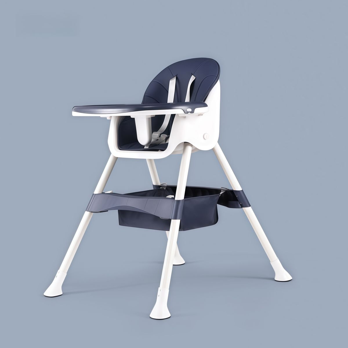 OASIS - Silla De Comer Baby plegable  Azul Oscuro