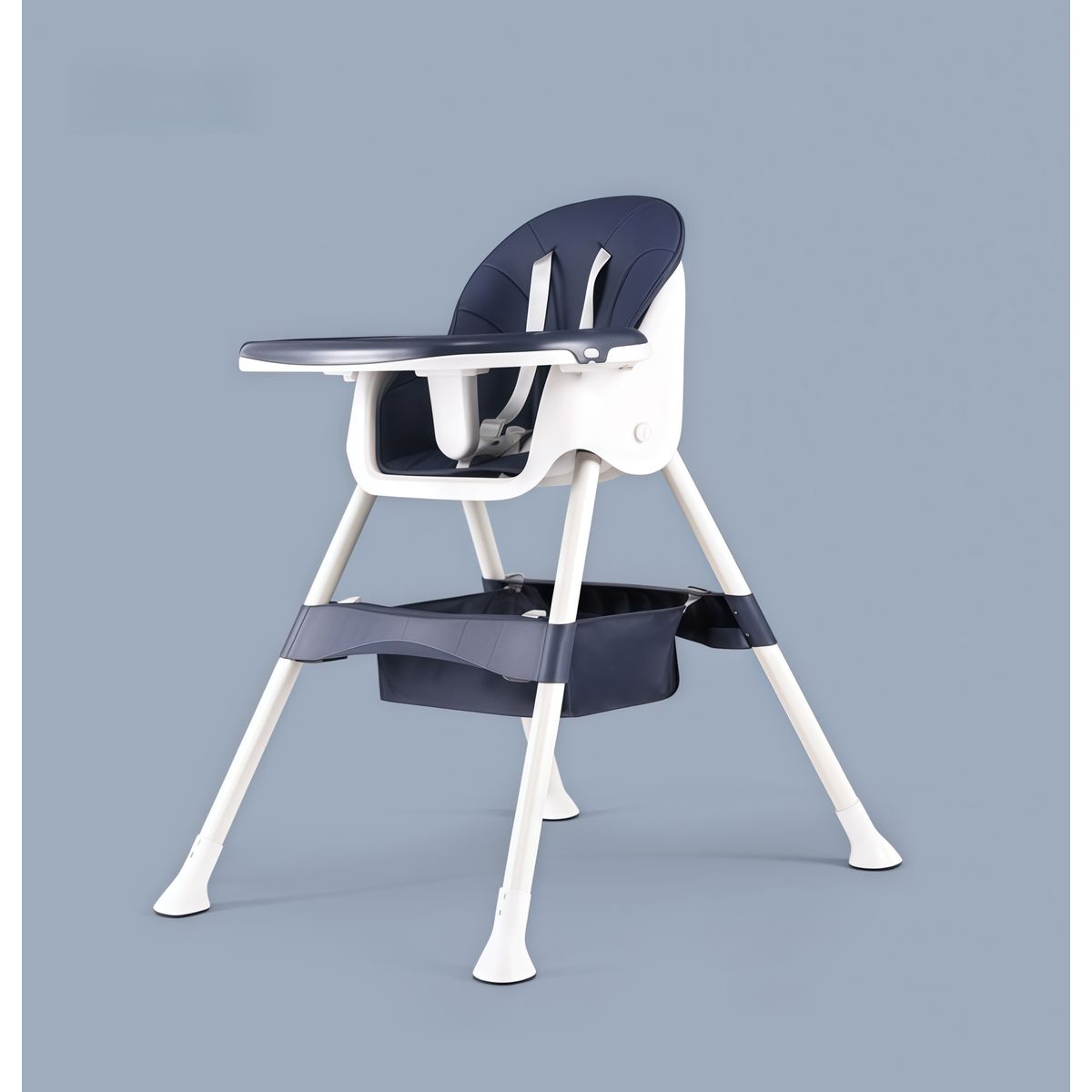 OASIS - Silla De Comer Baby plegable  Azul Oscuro