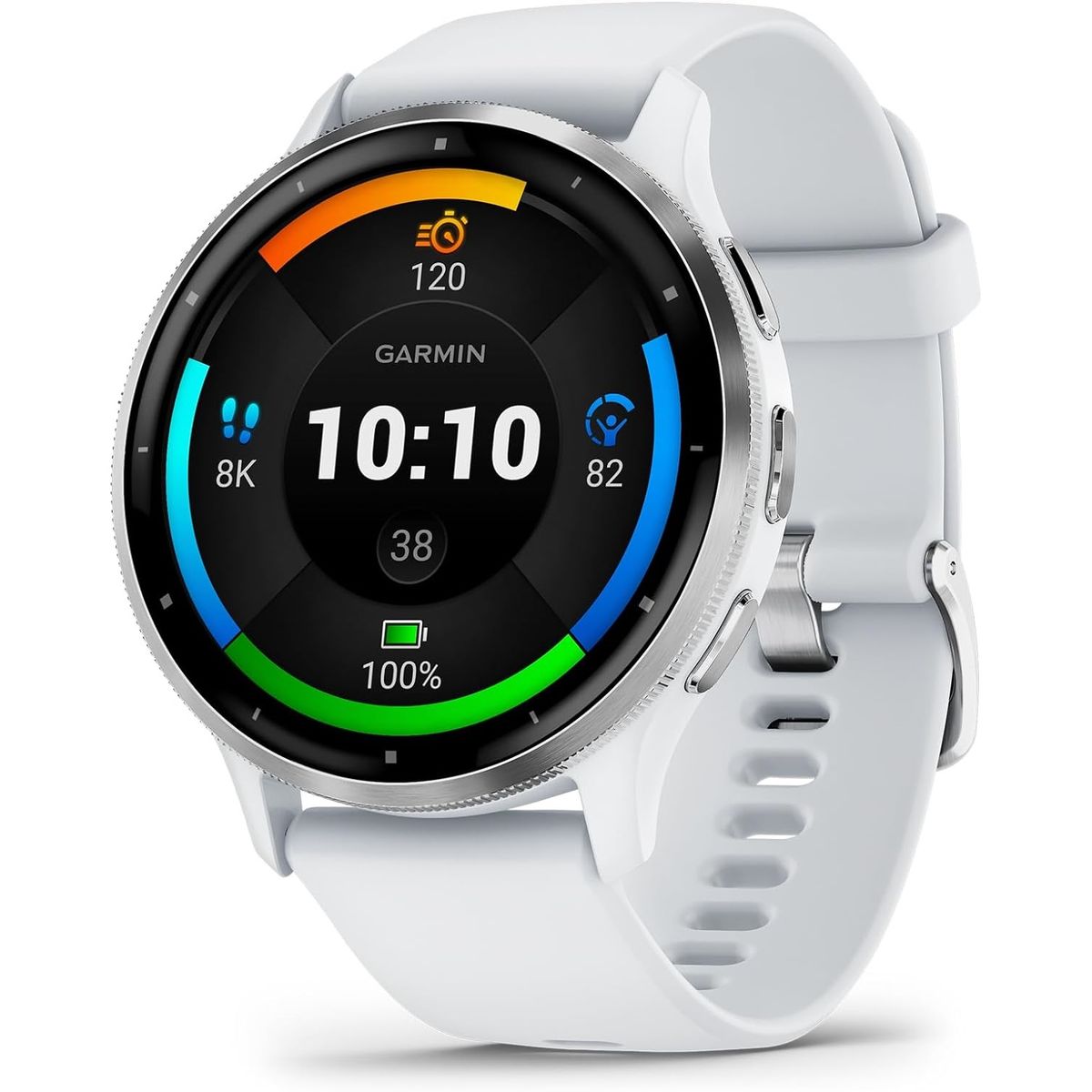GARMIN - Garmin Venu 3 GPS Smartwatch (45mm) - Whitestone