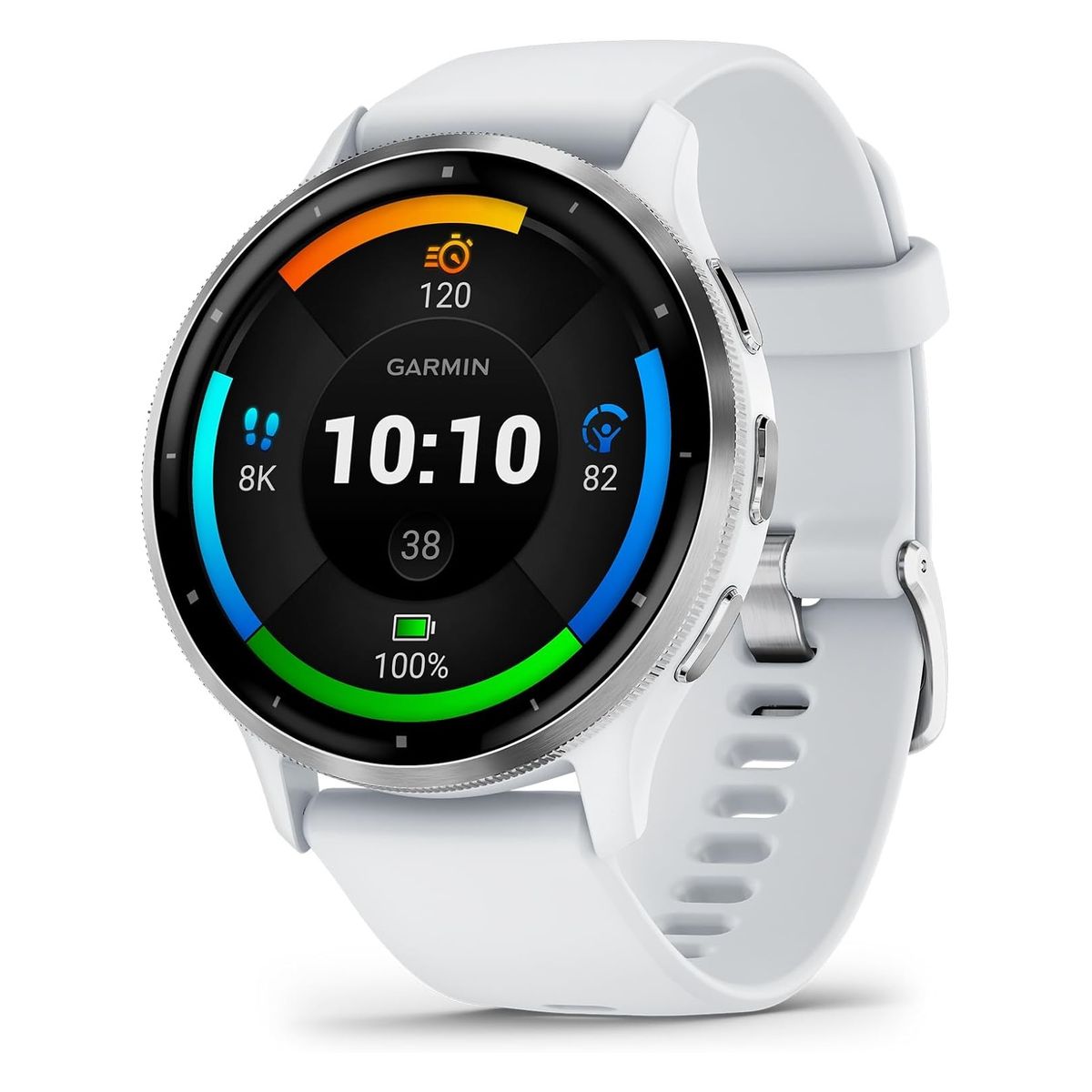 GARMIN - Garmin Venu 3 GPS Smartwatch (45mm) - Whitestone