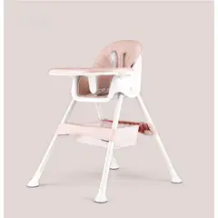 OASIS - Silla De Comer Baby plegable rosado