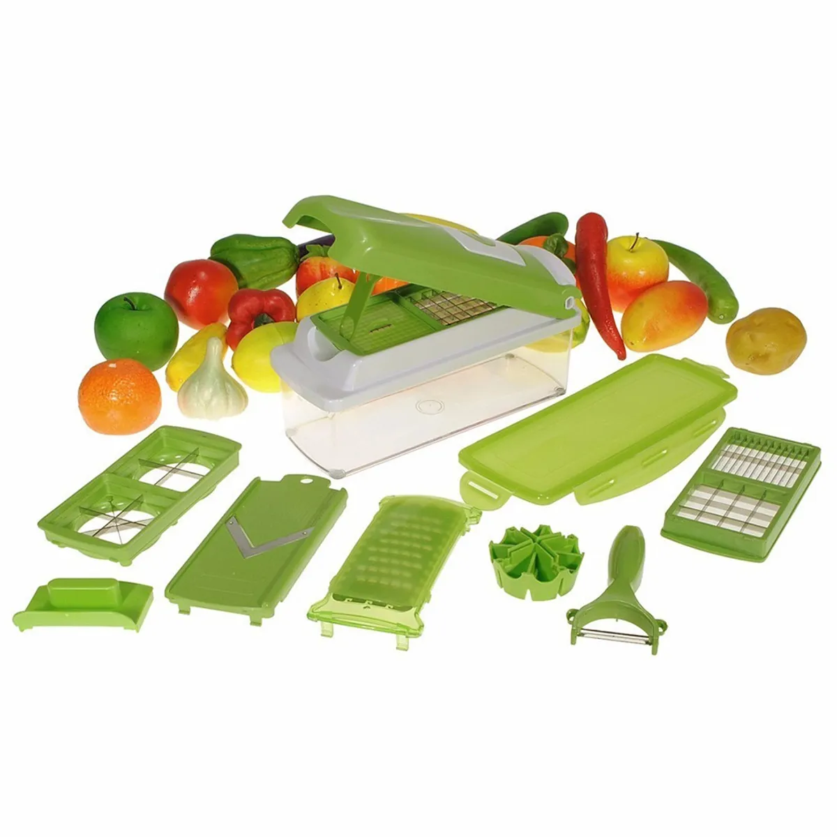 MOVI - PICADOR Y RALLADOR DE VERDURAS Y FRUTAS 5 EN 1