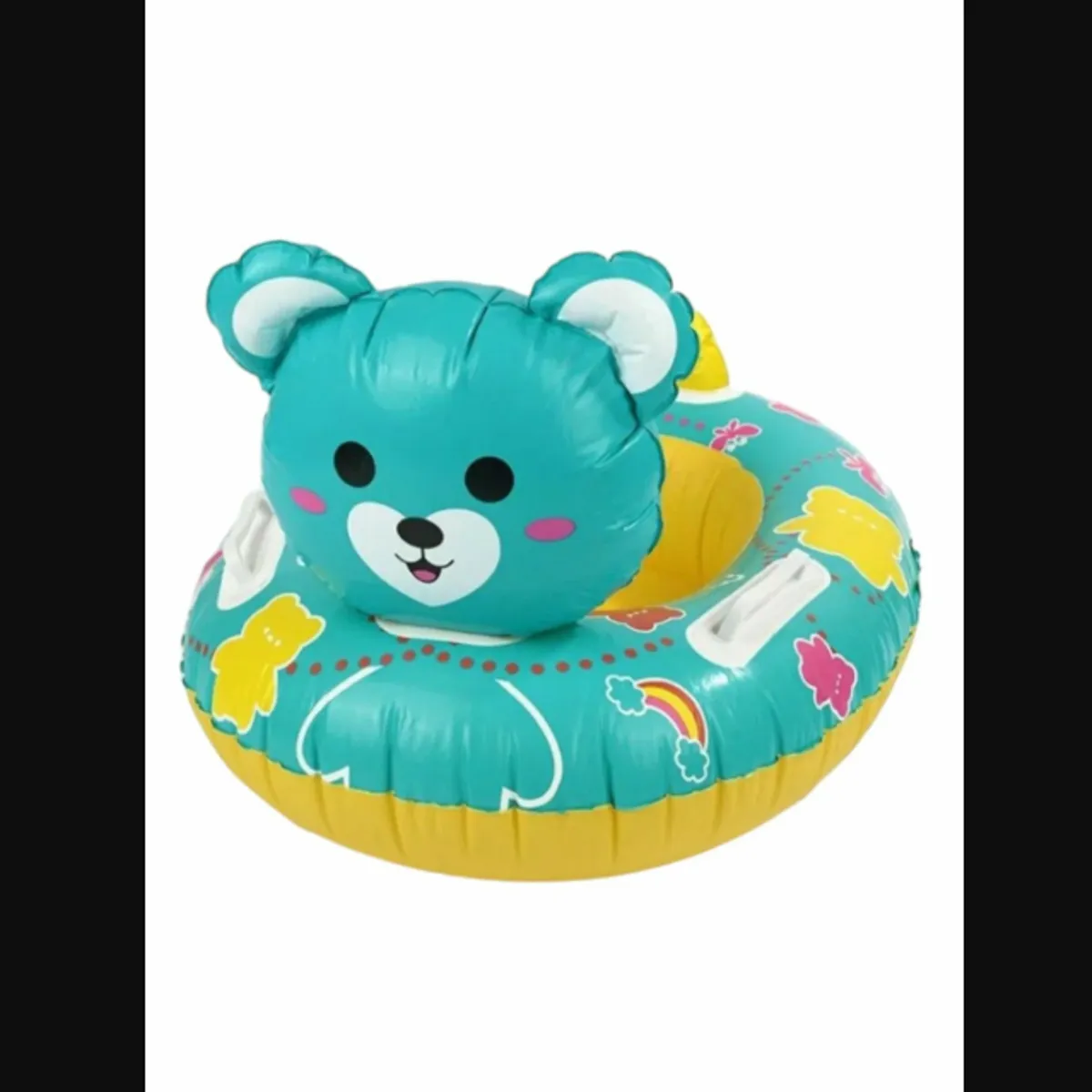 GENERICO - Flotador Inflable para Bebé con Asiento y Manillas de Seguridad