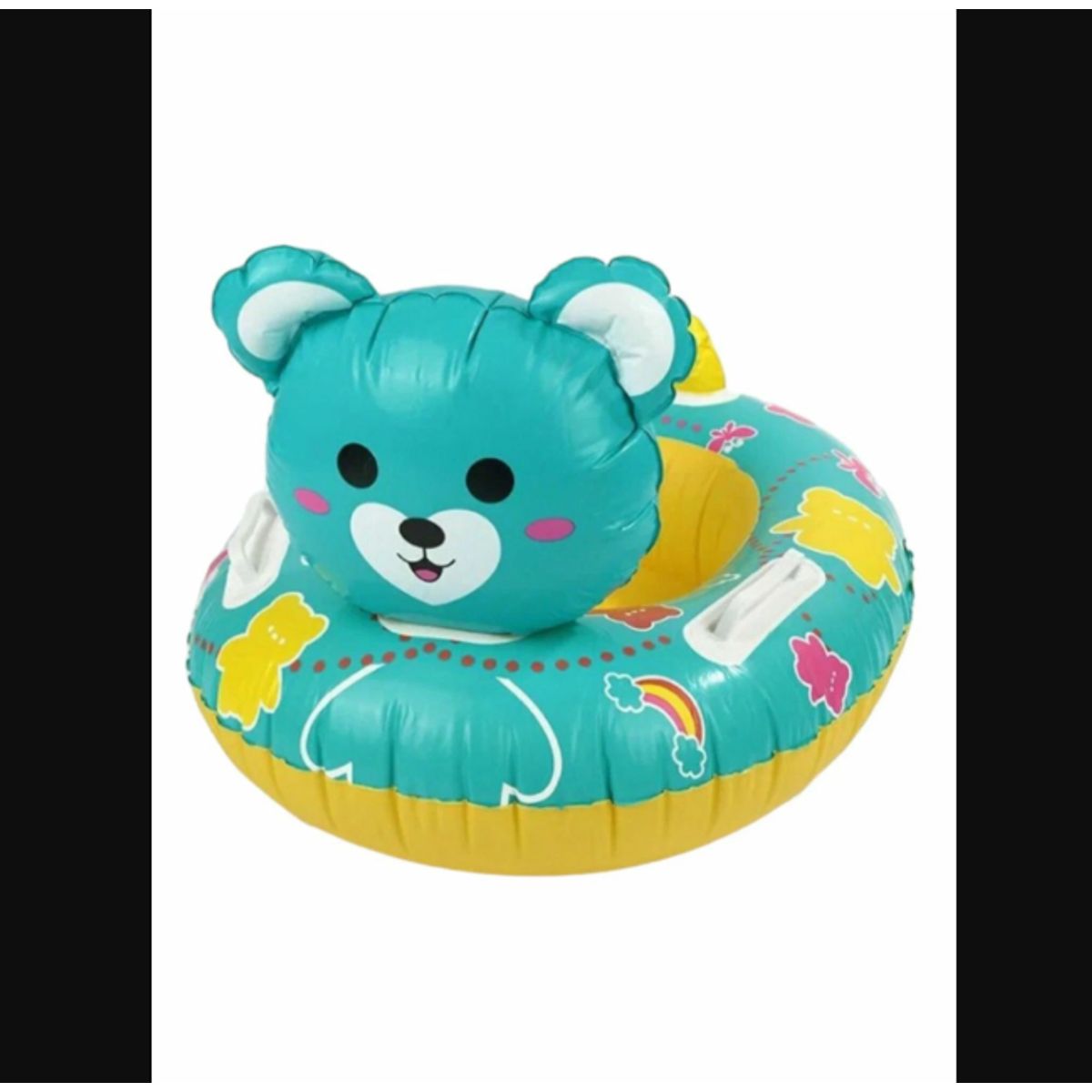 GENERICO - Flotador Inflable para Bebé con Asiento y Manillas de Seguridad