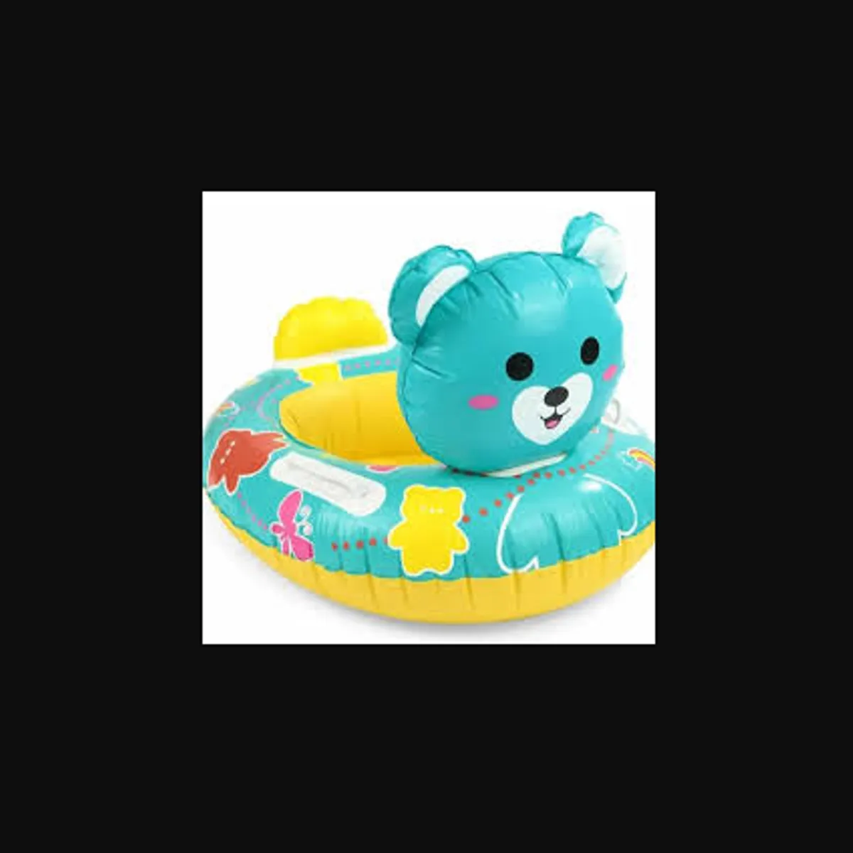 GENERICO - Flotador Inflable para Bebé con Asiento y Manillas de Seguridad