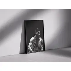 GENERICO - Cuadro de Ilia Topuria UFC VII Peleador MMA + Marco