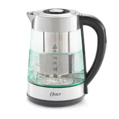OSTER - HERVIDOR ELÉCTRICO DE VIDRIO CON INFUSOR DE TÉ BVSTKT8990
