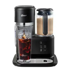OSTER - CAFETERA PARA FRAPPÉ CON LICUADORA CON 3 FUNCIONES NEGRA BVSTDC03B