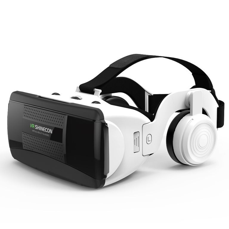 PUREPOWER Gafas de realidad virtual G06EB con versión de auriculares Bluetooth