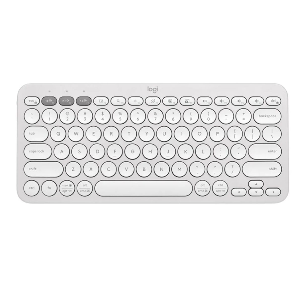 LOGITECH - Teclado Logitech K380 Bluetooth multidispositivo Blanco