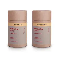 BIOSTREAM - Pack x 2 Berberina 500mg 120 Cápsulas Vegana