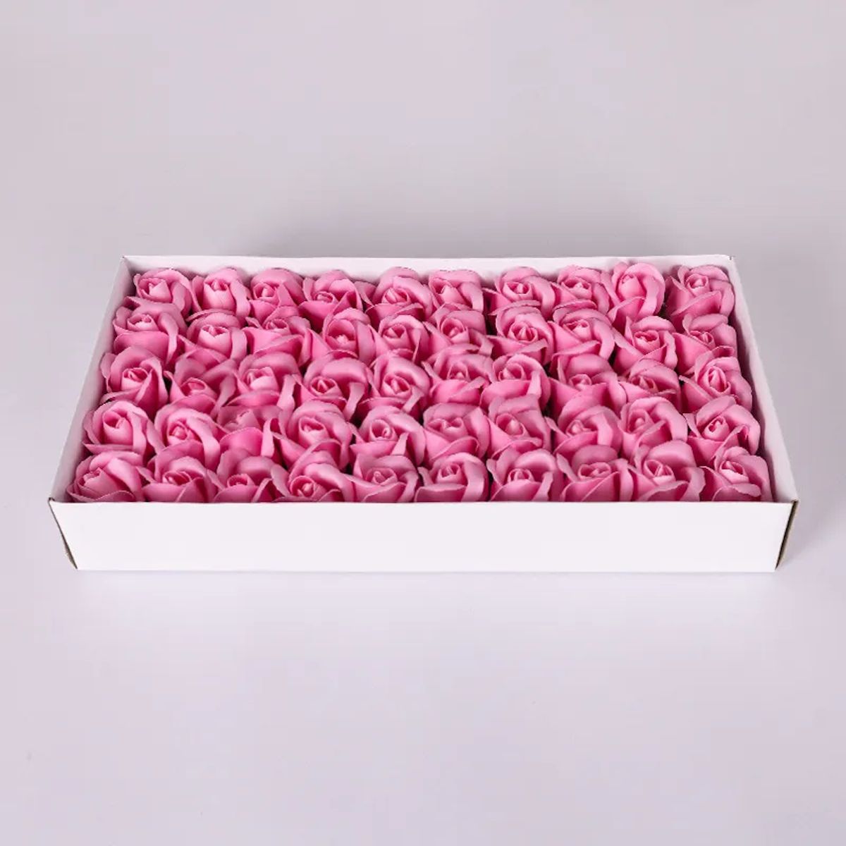 GENERICO - Pack 50 Unid Rosas De Jabón Para Decoraciones Rosa