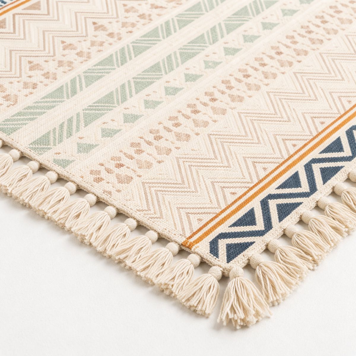 ARMONIA - Alfombra Lino 60x90cm Étnica Elegante y Moderna 733