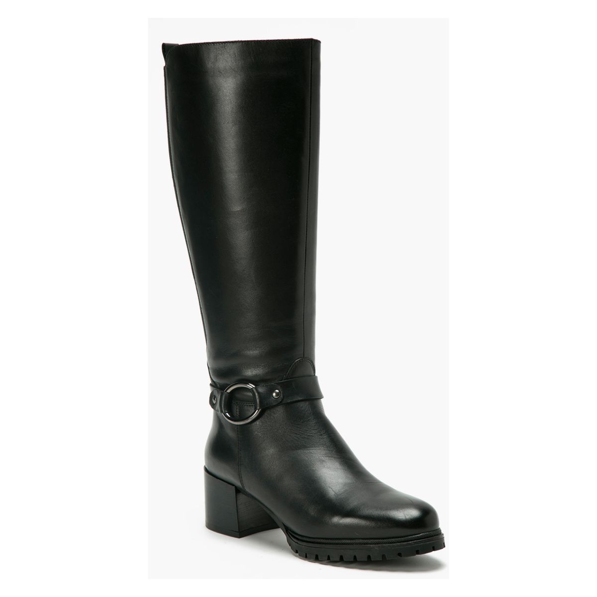 GACEL - Bota Mujer Cuero Negra