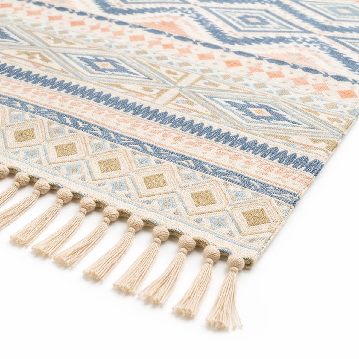 ARMONIA - Bajada de Cama Étnica Lino 60x90cm 729