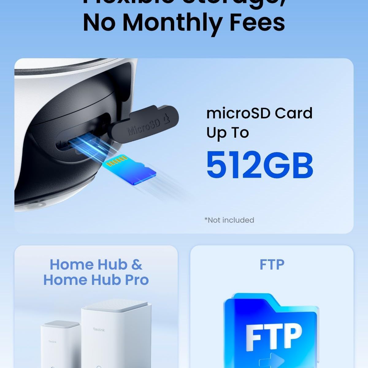 REOLINK - Cámara Reolink 4k Argus PT Ultra + Panel Solar