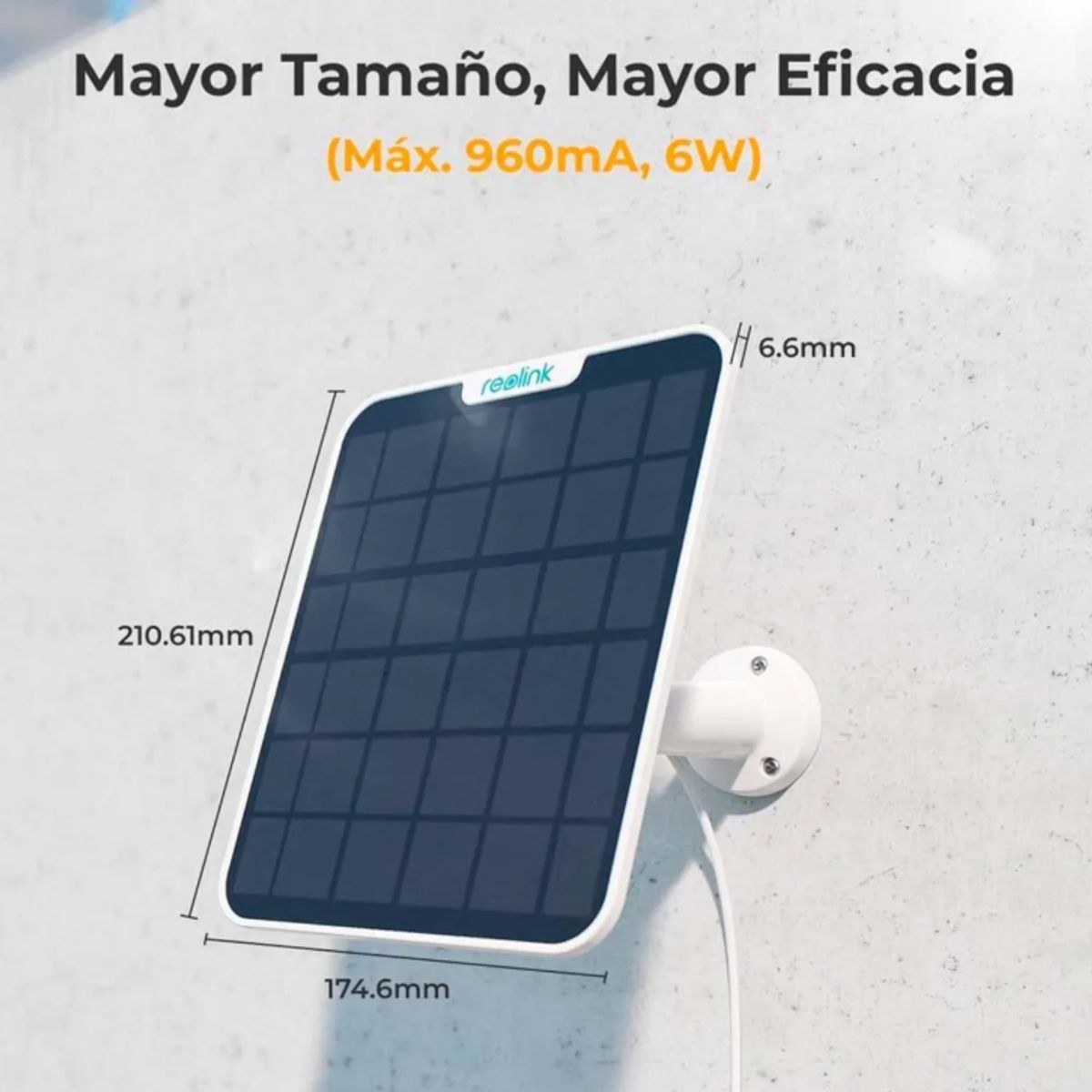 REOLINK - Panel Solar Reolink 6 W - Blanco