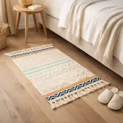 ARMONIA - Tapete Lino 60x90cm Estilo Étnico Elegante 733