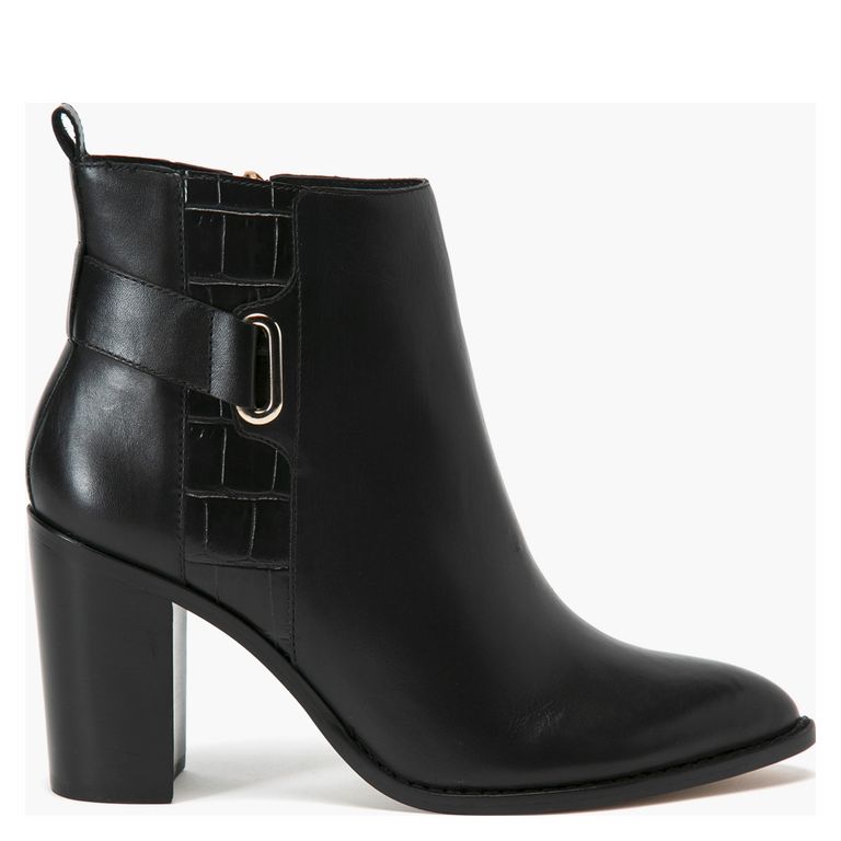 GACEL Botín Mujer Cuero Negro | falabella.com