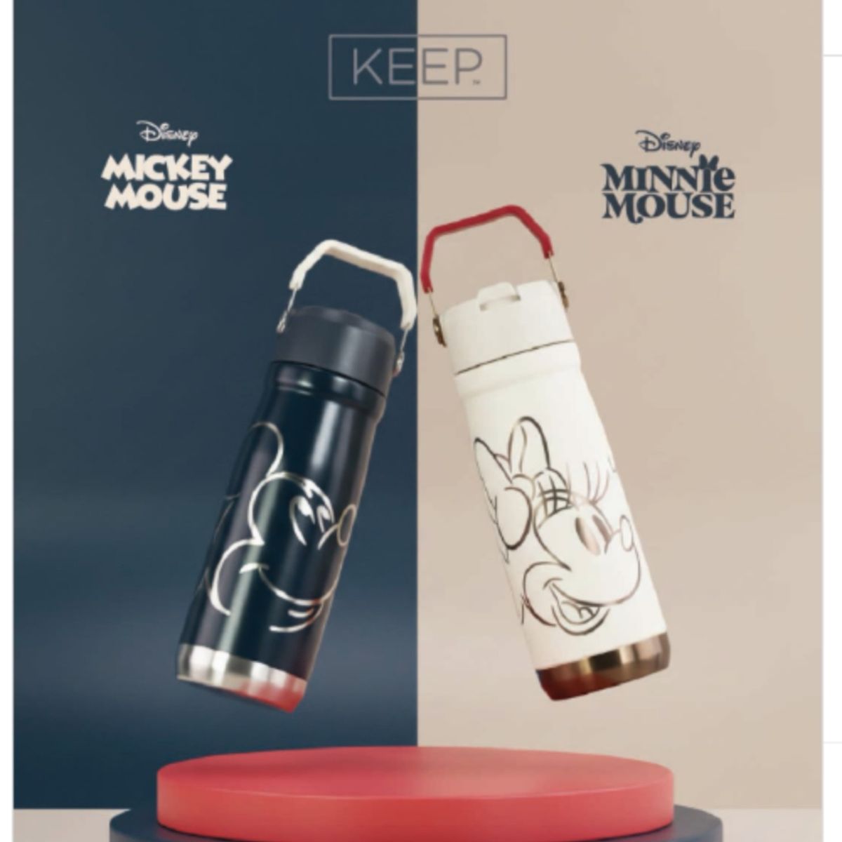 DISNEY - BOTELLA MANGO 650 ML M&M SILVER COLLECTION MICKEY