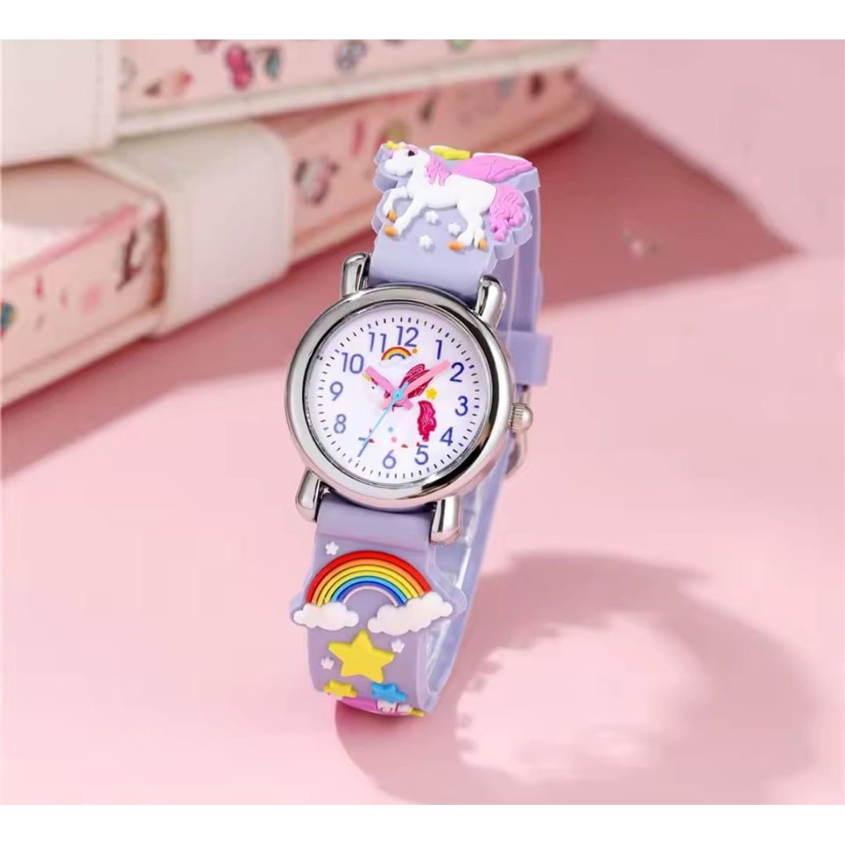 GENERICO - Reloj lindo de silicona para niña