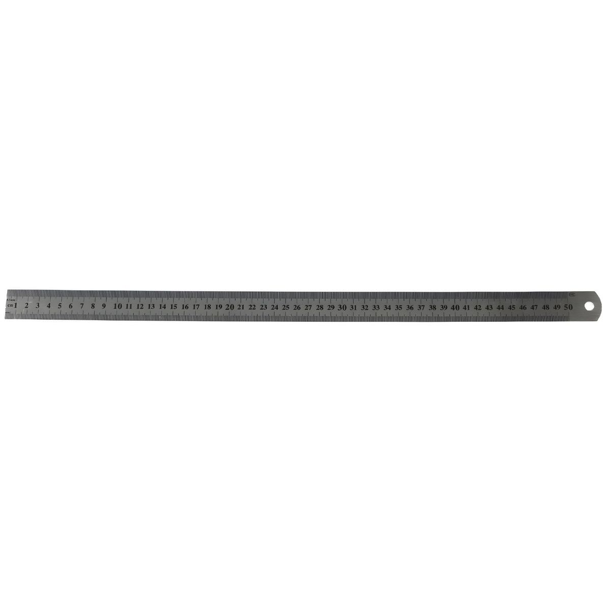 PUNTO STORE - Regla Metalica 50 cm con Funda Plastica Protectora - PS