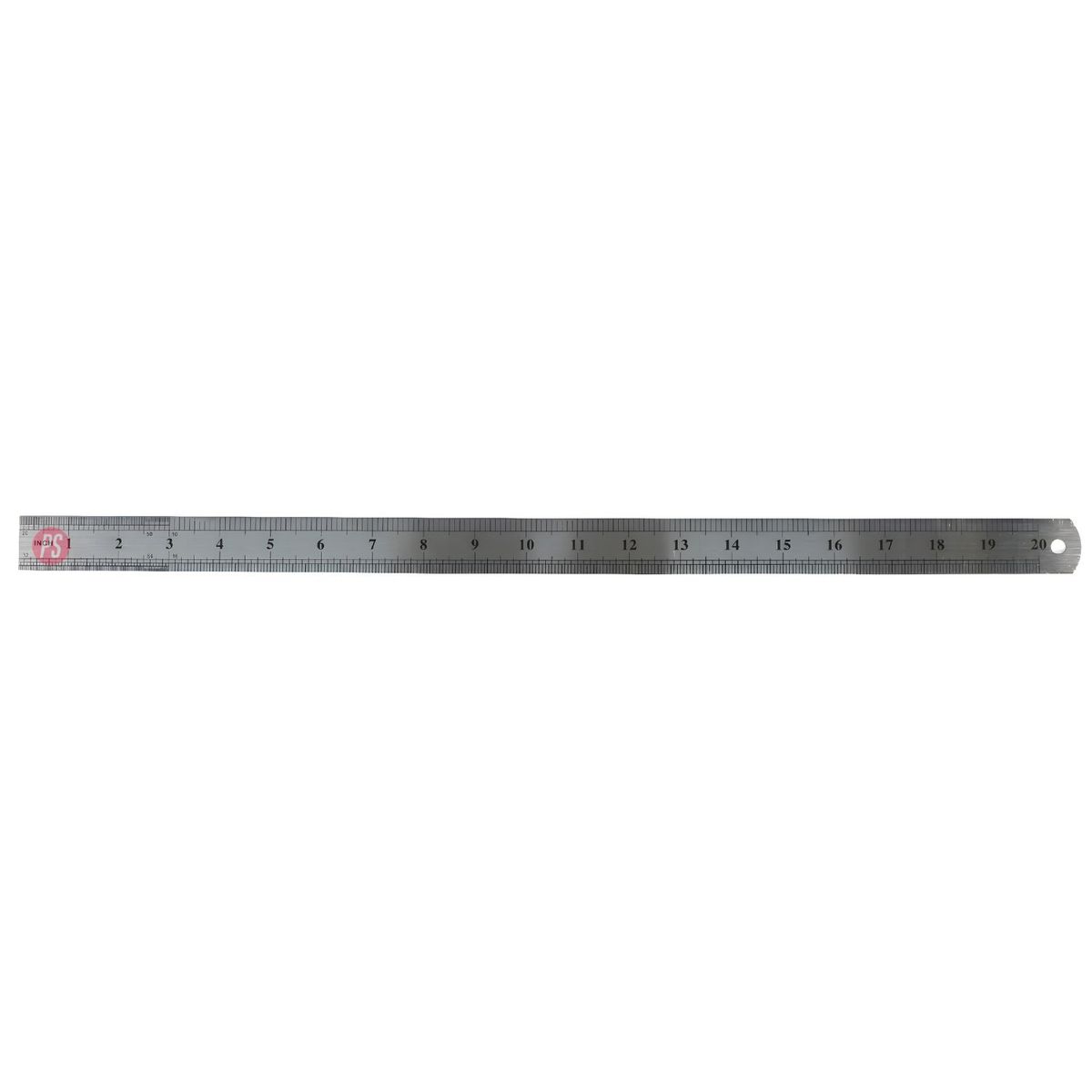 PUNTO STORE - Regla Metalica 50 cm con Funda Plastica Protectora - PS