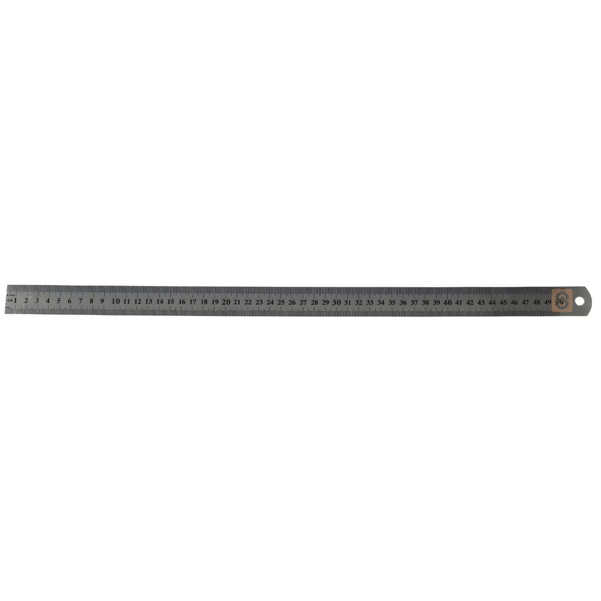 PACIFIC - Regla Metálica Profesional 50 cm con Funda Plástica - SC