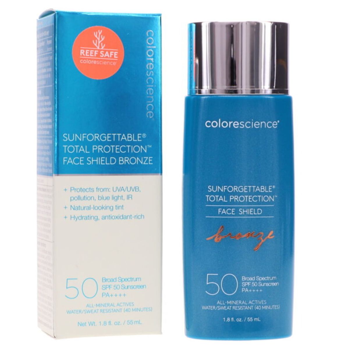 COLORESCIENCE - Sunforgettable Pantalla Facial de Protección Total Bronce SPF 50- COLORESCIENCE