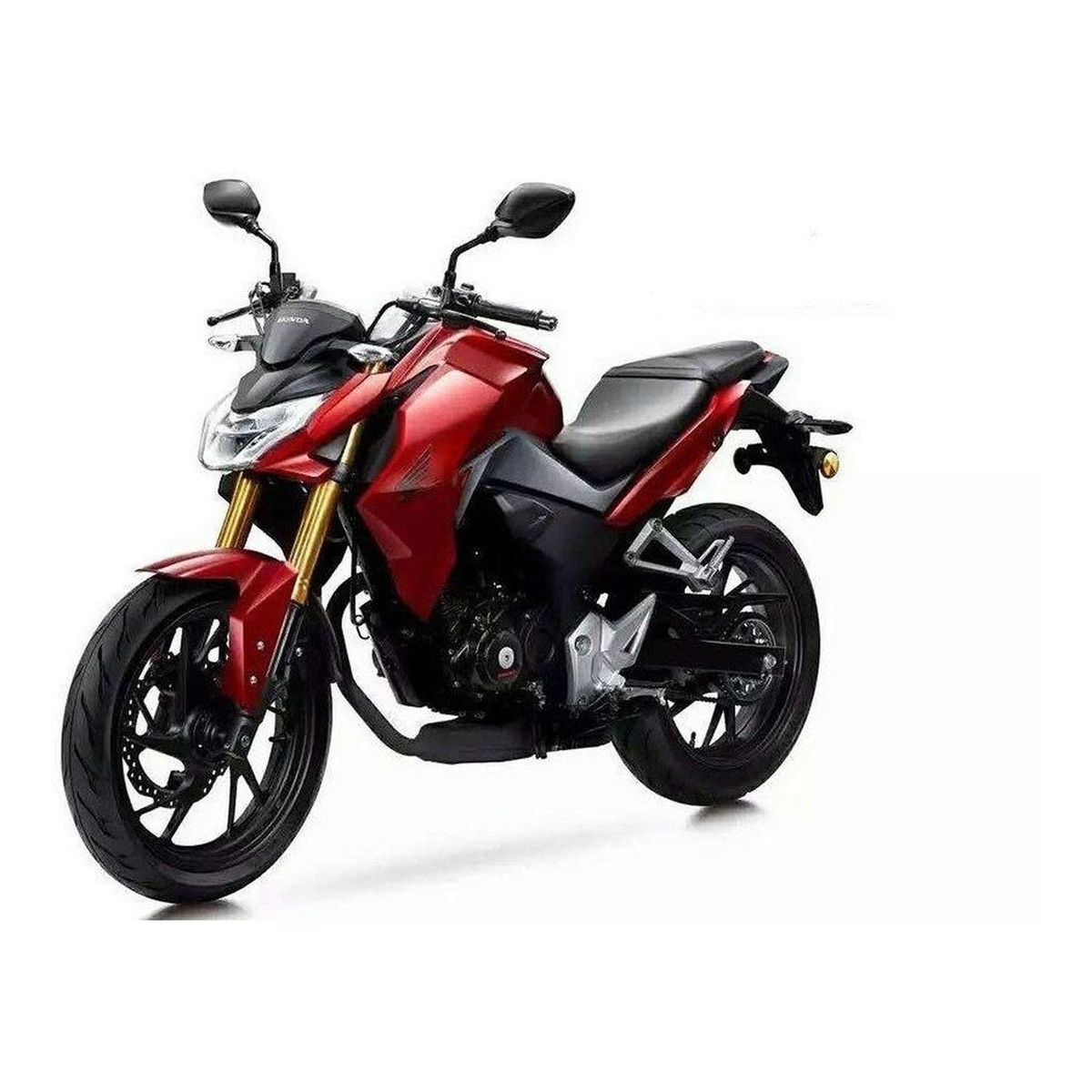 GENERICO - Tapabarro Delantero Para Moto Honda Cb190r Antigua - Rojo
