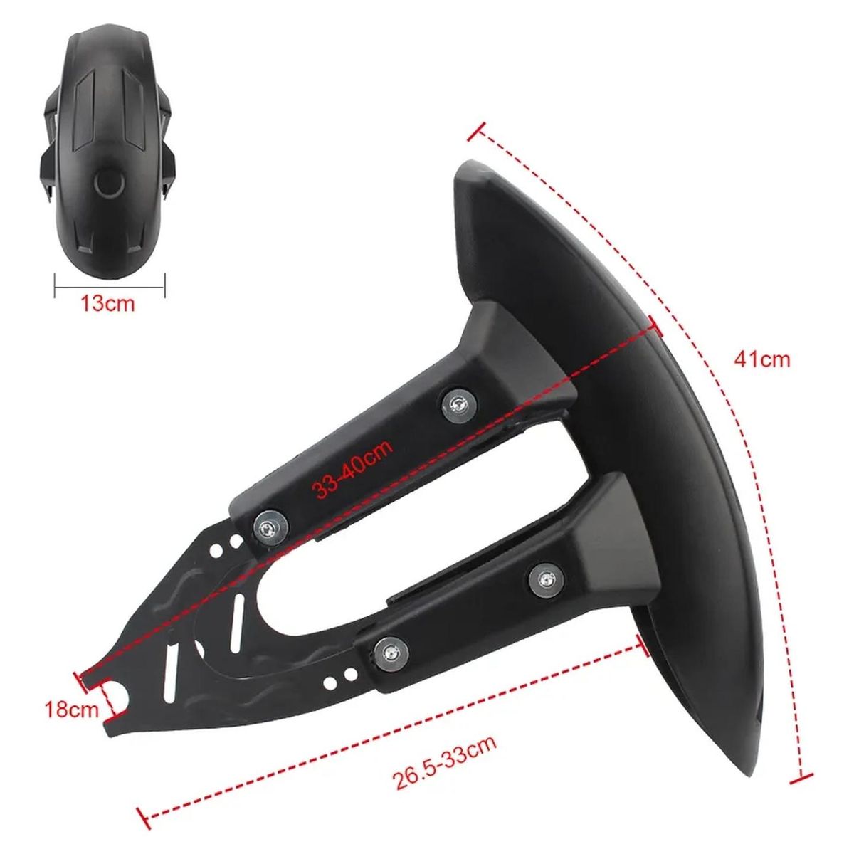 GENERICO - Tapabarro Trasero Para El Agua Moto Honda Cbr 250r - 300r