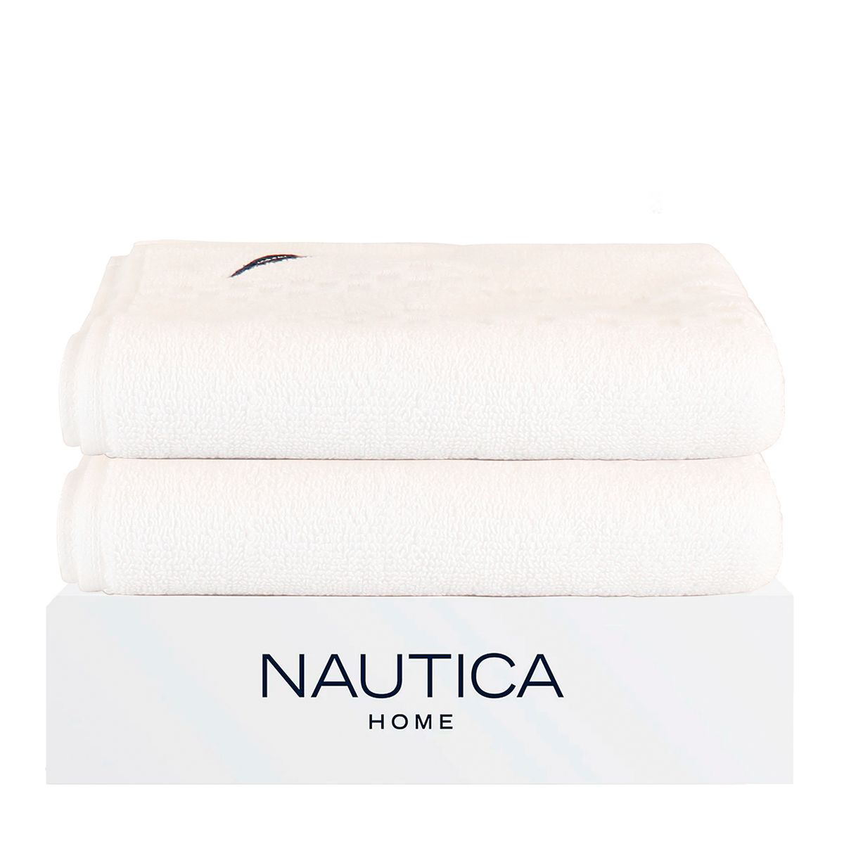 NAUTICA - Pack 2 Toallas de Baño SIGNATURE Nautica Home 100% algodón 69x137cm