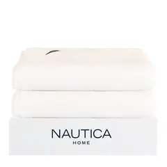 NAUTICA - Pack 2 Toallas de Baño SIGNATURE Home 100% algodón 69x137cm