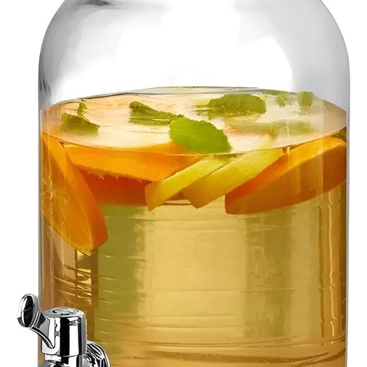 PASTELERIUSCL - Jarro De Vidrio Dispensador De Bebidas Jarro Para Jugos 6l Transparente