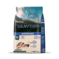 BRAVERY - Perro Herring Senior Large/medium Breeds 12 Kg