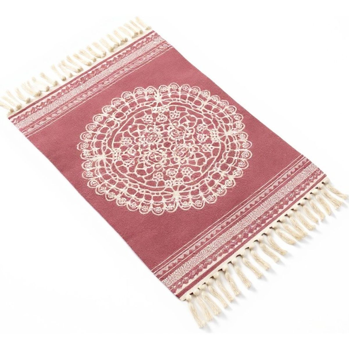 ARMONIA - Bajada de Cama Lino Estilo Elegante 60x90cm 740