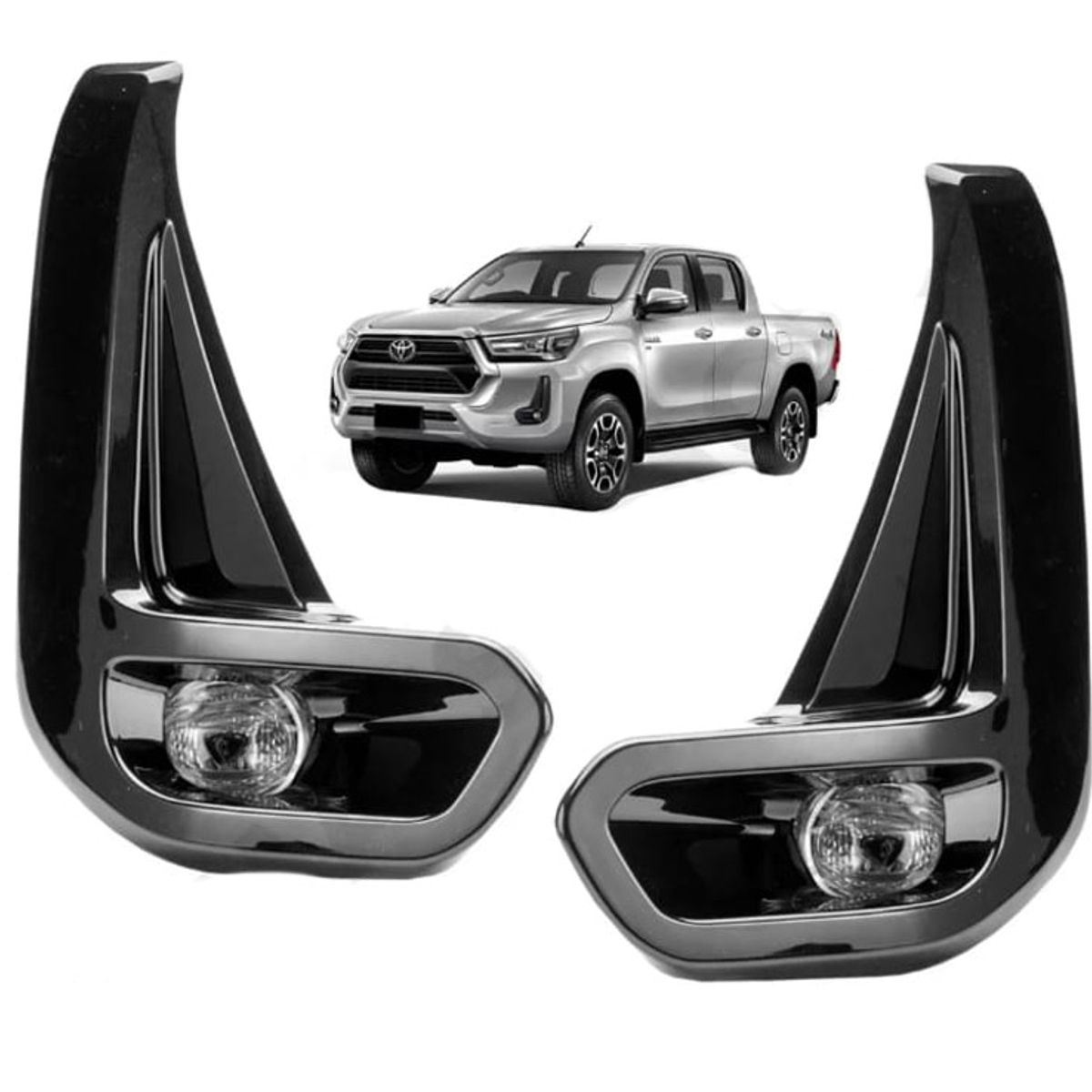 TOYOTA - Kit Neblinero con LED Toyota Hilux 2020-2023
