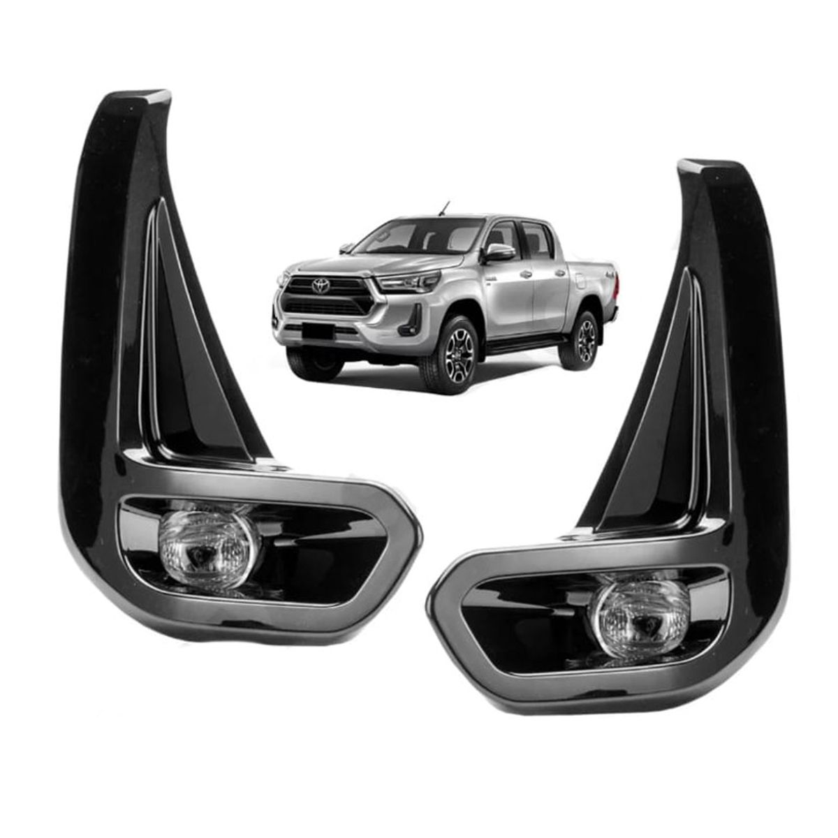 TOYOTA - Kit Neblinero con LED Toyota Hilux 2020-2023