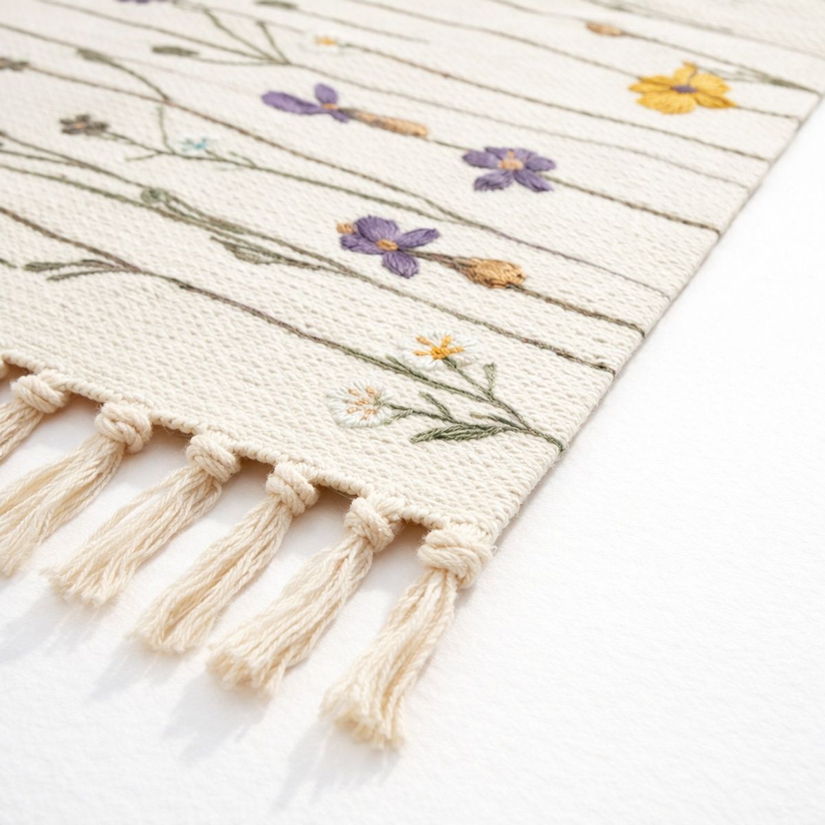ARMONIA - Tapete Decorativo Lino Floral 60x90cm 730