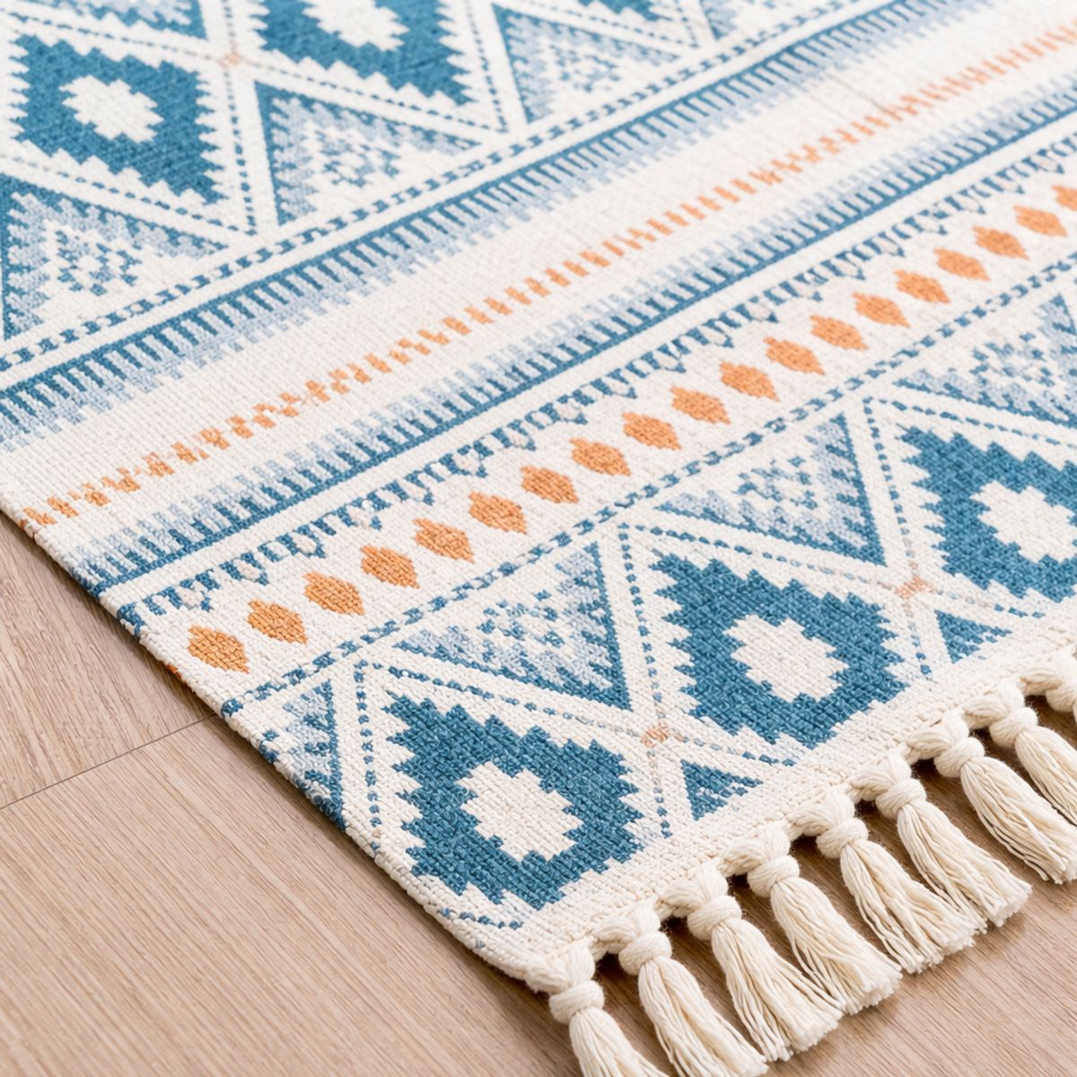 ARMONIA - Alfombra Pie de Cama Lino Multicolor 60x130cm 743