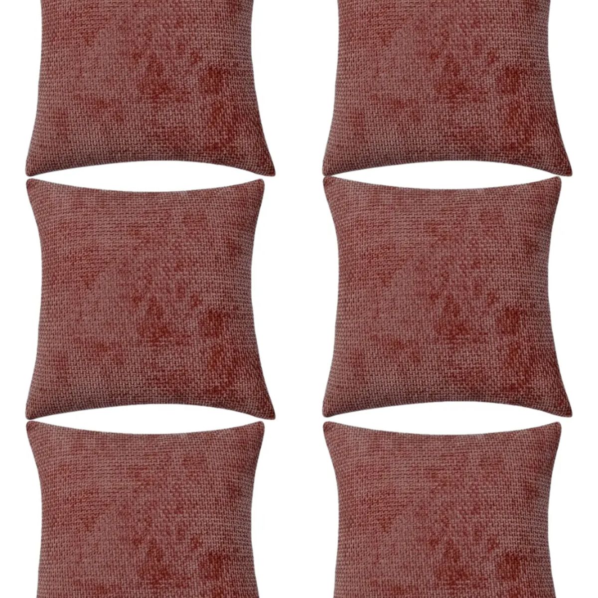 OKAY - Pack 6 Fundas Cojin Chenille Super Suave Decoración 43*43cm