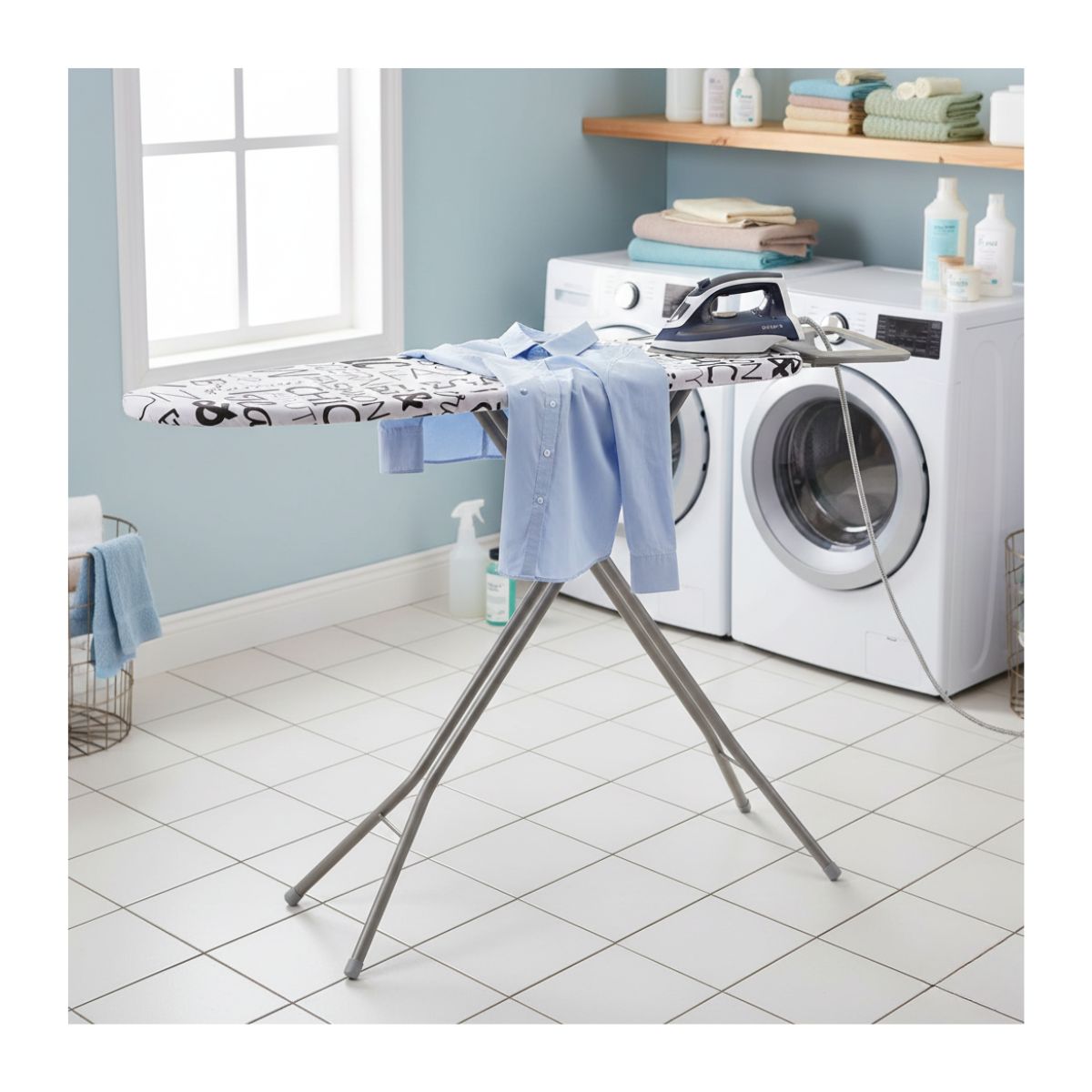 EKOL TACTICA MILITAR - Tabla De Planchar Mesa De Planchar Home Metal Pp Tela