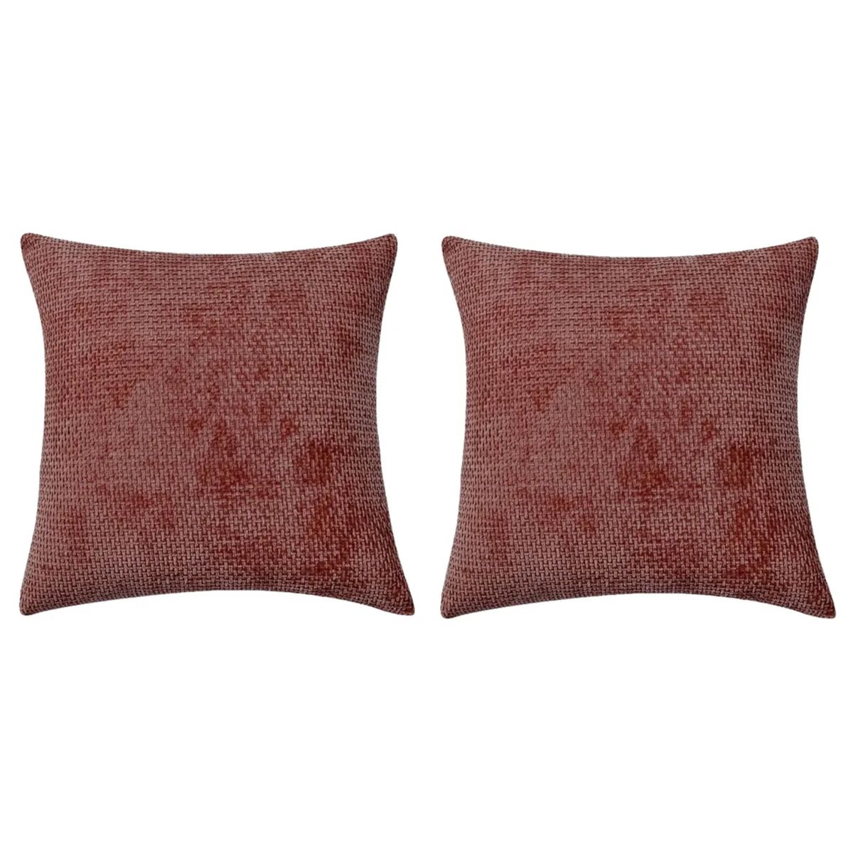 OKAY - Pack 2 Fundas Cojin Chenille Super Suave Decoración 43*43cm