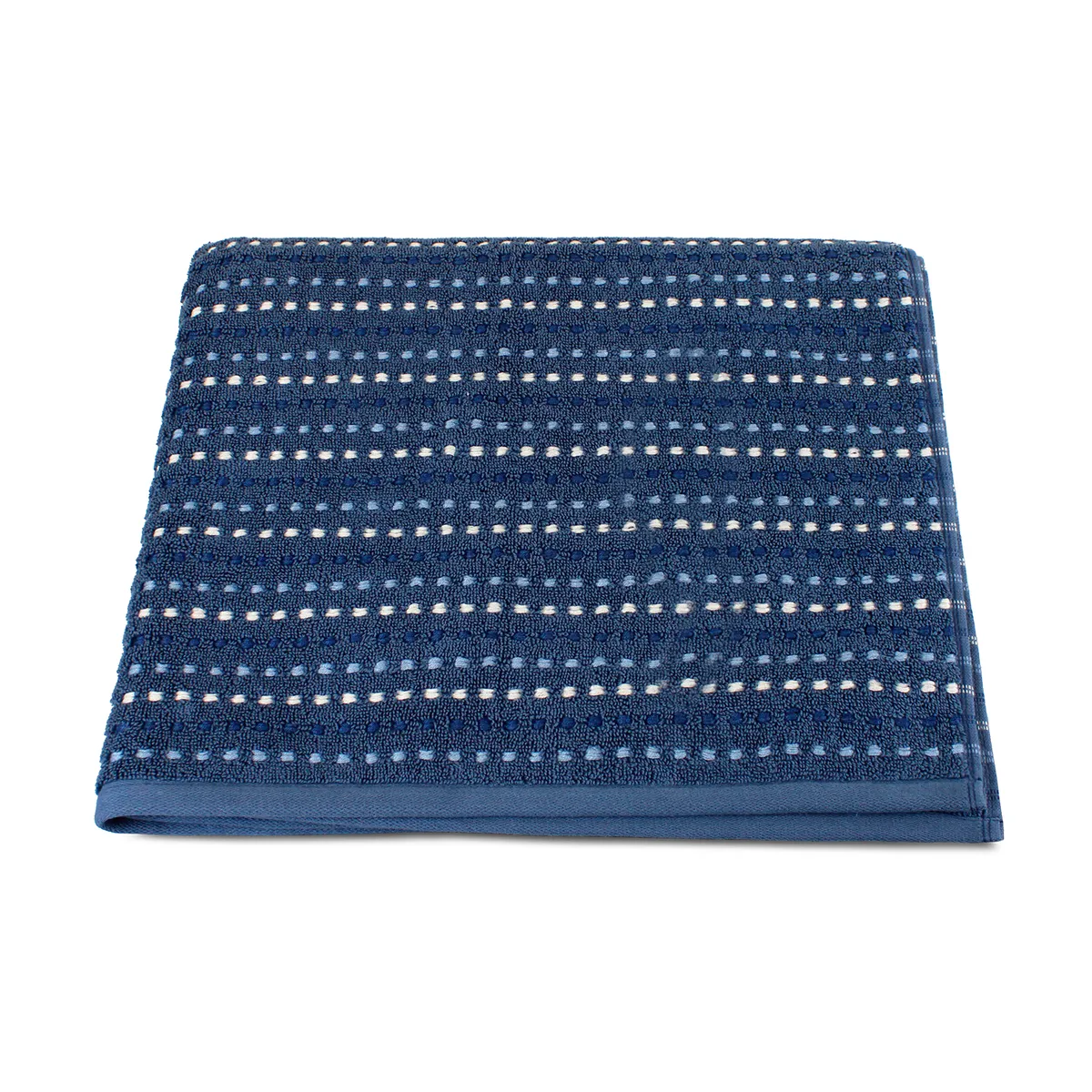 NAUTICA - Pack 2 Toallas de Baño Stripe Nautica Home 100% algodón76x137cm azul