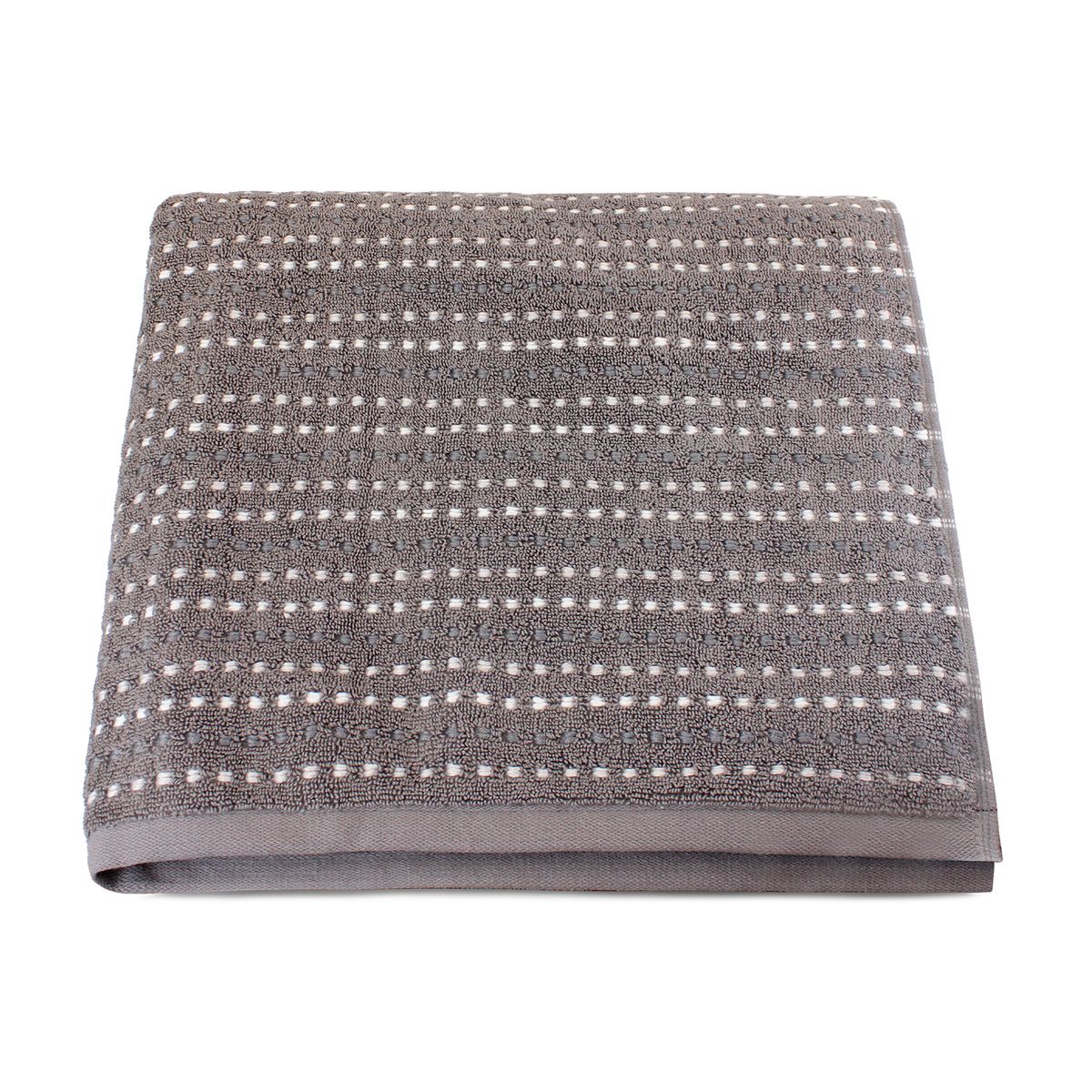 NAUTICA - Pack 2 Toallas de Baño Stripe Nautica Home 100% algodón76x137cm gris