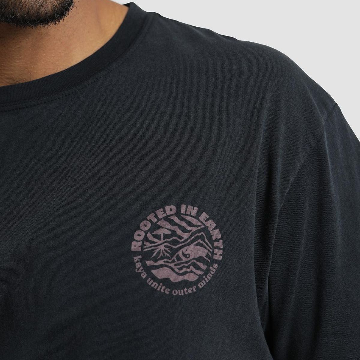 KAYA UNITE - Polera Hombre Outmind Negro