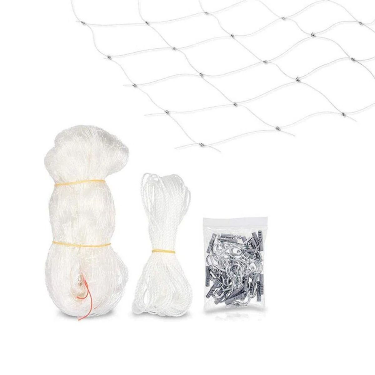 MUNDO MAGIA - Malla Balcón Mascotas Nailon Transparente Resistente 6x3 Mts