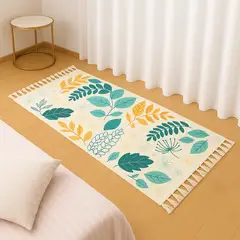 ARMONIA - Tapete Lino Grueso 60x130cm Estilo Floral 745