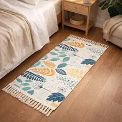 ARMONIA - Tapete Decorativo Floral Lino Grueso 60x130cm 745