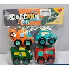 GENERICO - Kit juguete mini autos o autos contrucciones 10cm